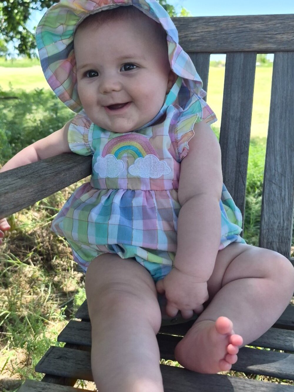 Lovely summer outfit with hat